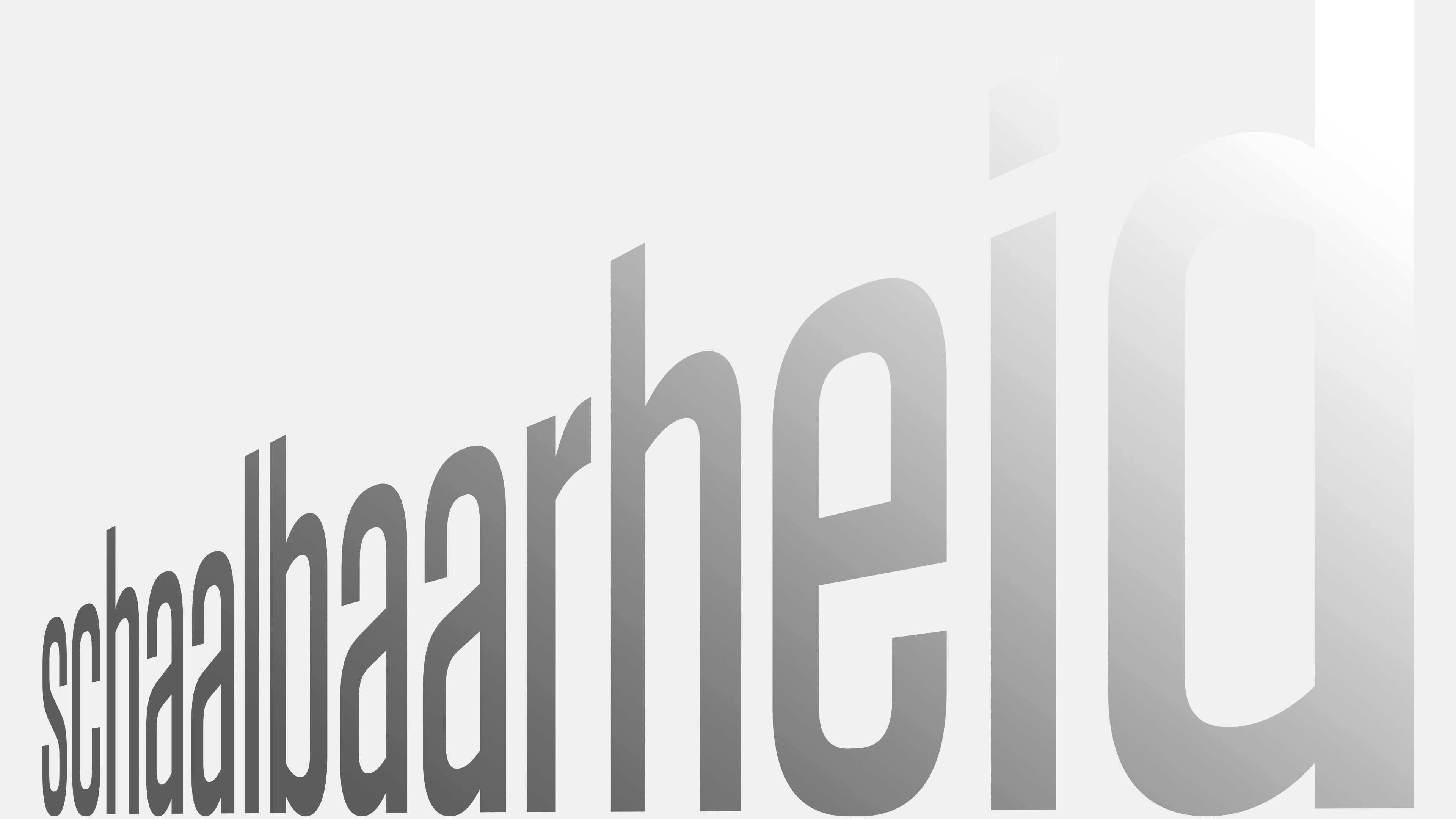 Schaalbaarheid-sectietitel in grijze letters van klein naar groot