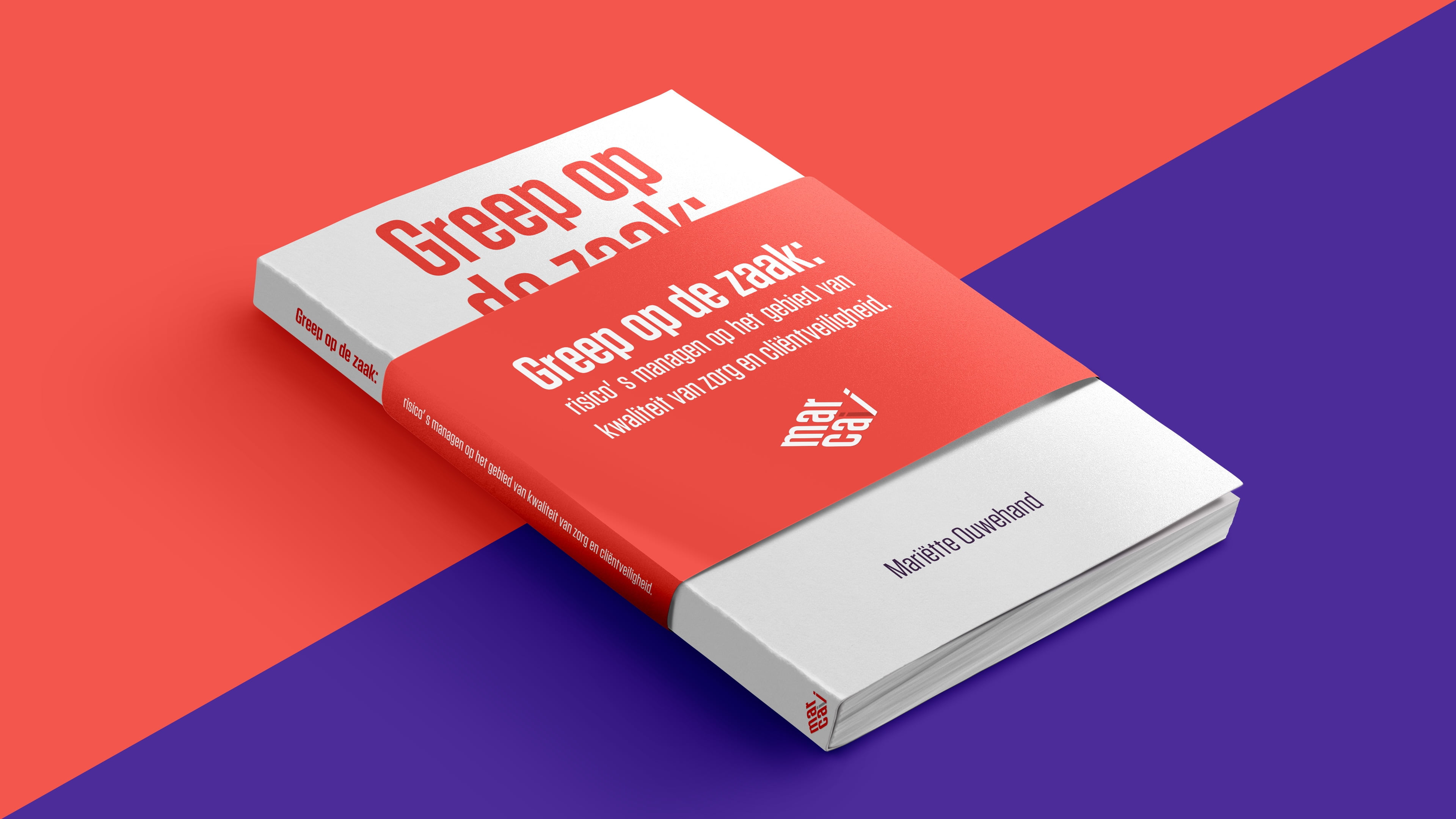 Paperback concept-ontwerp van Greep Op De Zaak