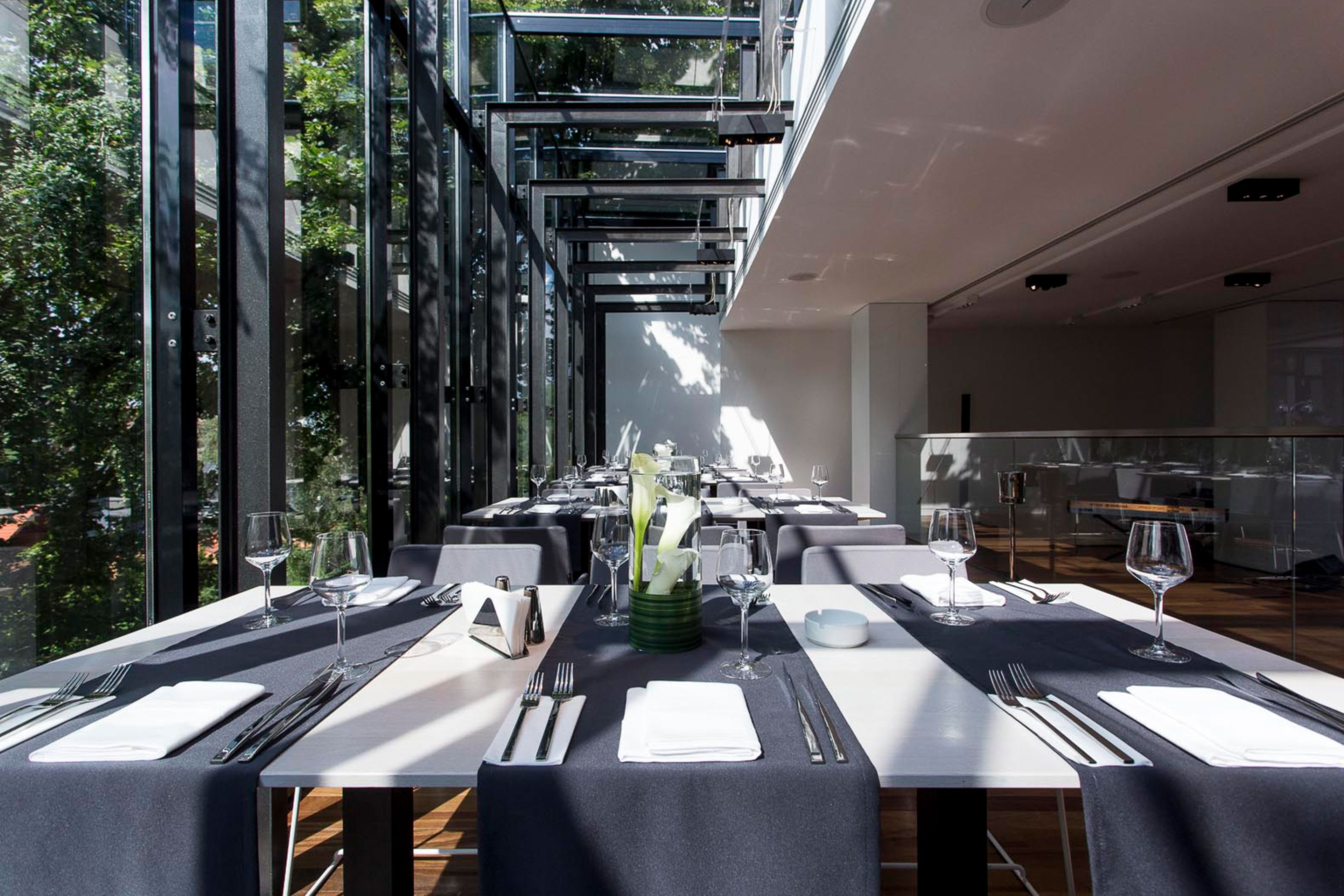 De eetzaal van Hotel Privo.