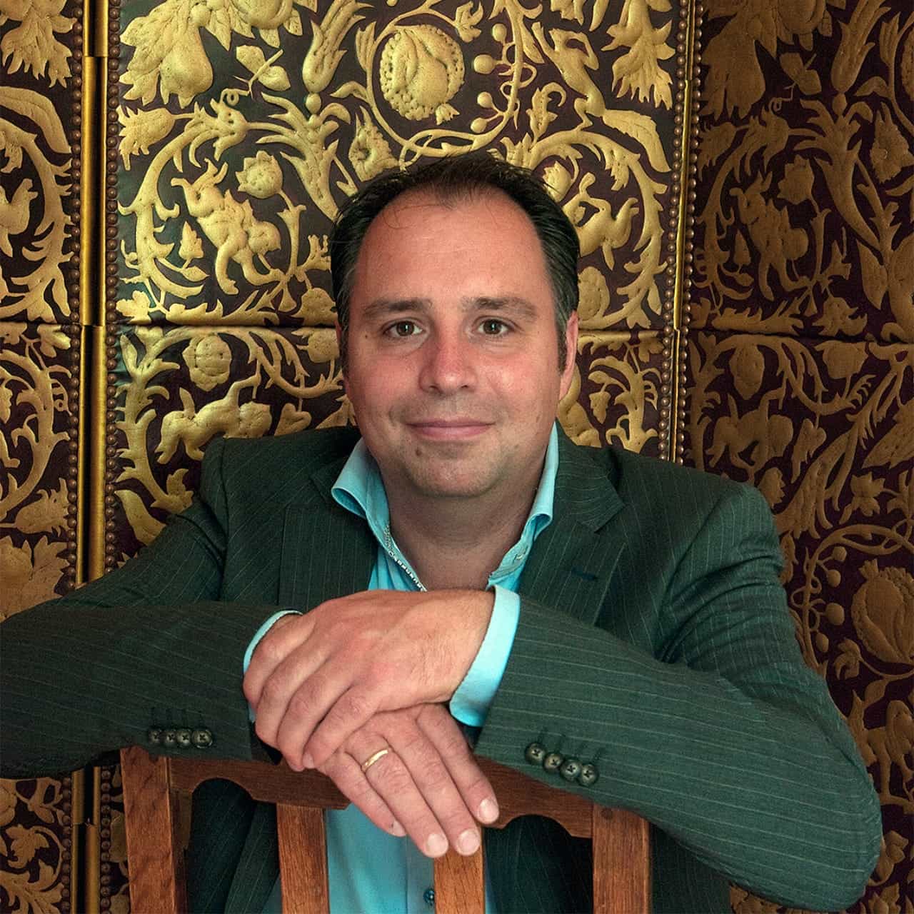 Profielfoto van Sebastiaan van Soest, eigenaar van Goudleer-atelier Van Soest.